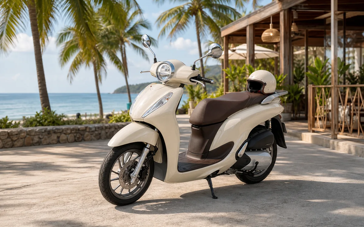 Honda SH Mode 125 scooter rental in Phu Quoc